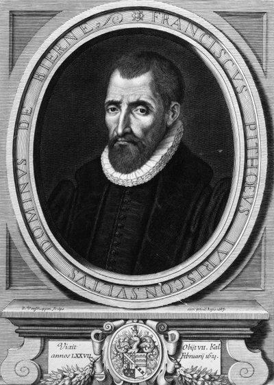 François Pithou, tryck av Pierre Louis van Schuppen, 1685 av French School